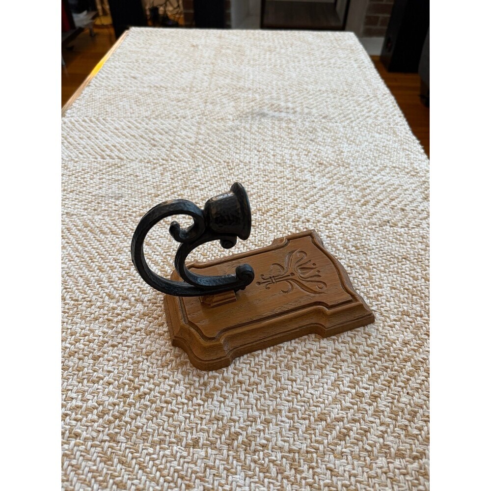 Vintage Plastic Wall Candle Sconce Decor